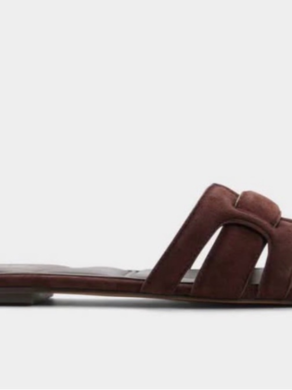 Aldo Brown Suede Slide Mules